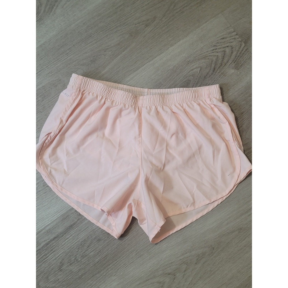 Nike Dri-FIT Tempo Running Shorts Women's M Peach Athletic Gym Workout Jogging